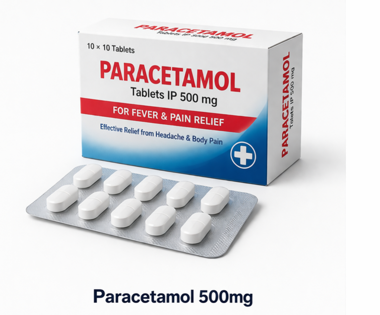 Paracetamol 500mg medicine